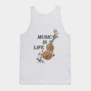 Music is life Tank Top